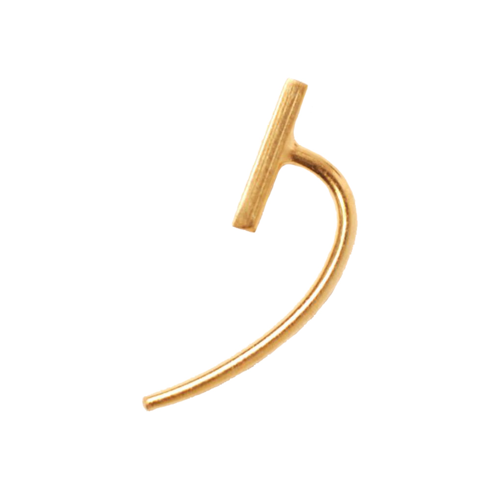 Chan Luu Gold Vermeil Bar and Hook Threader Earrings