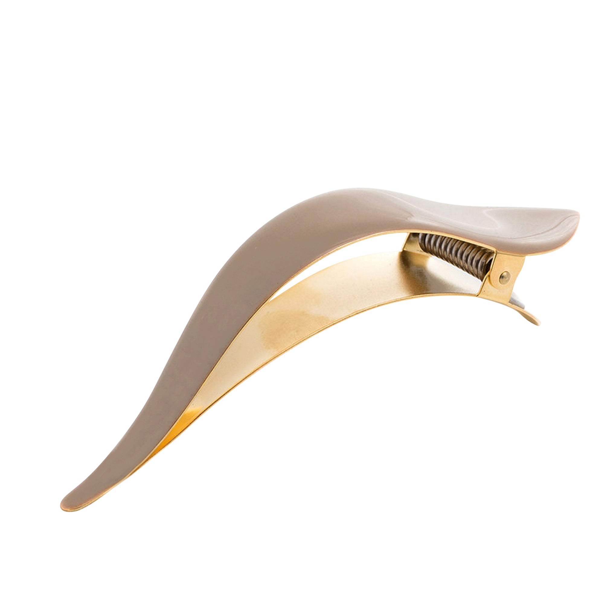 Ficcare Maximas Hair Clip in Sahara Sand Enamel and Gold Plated