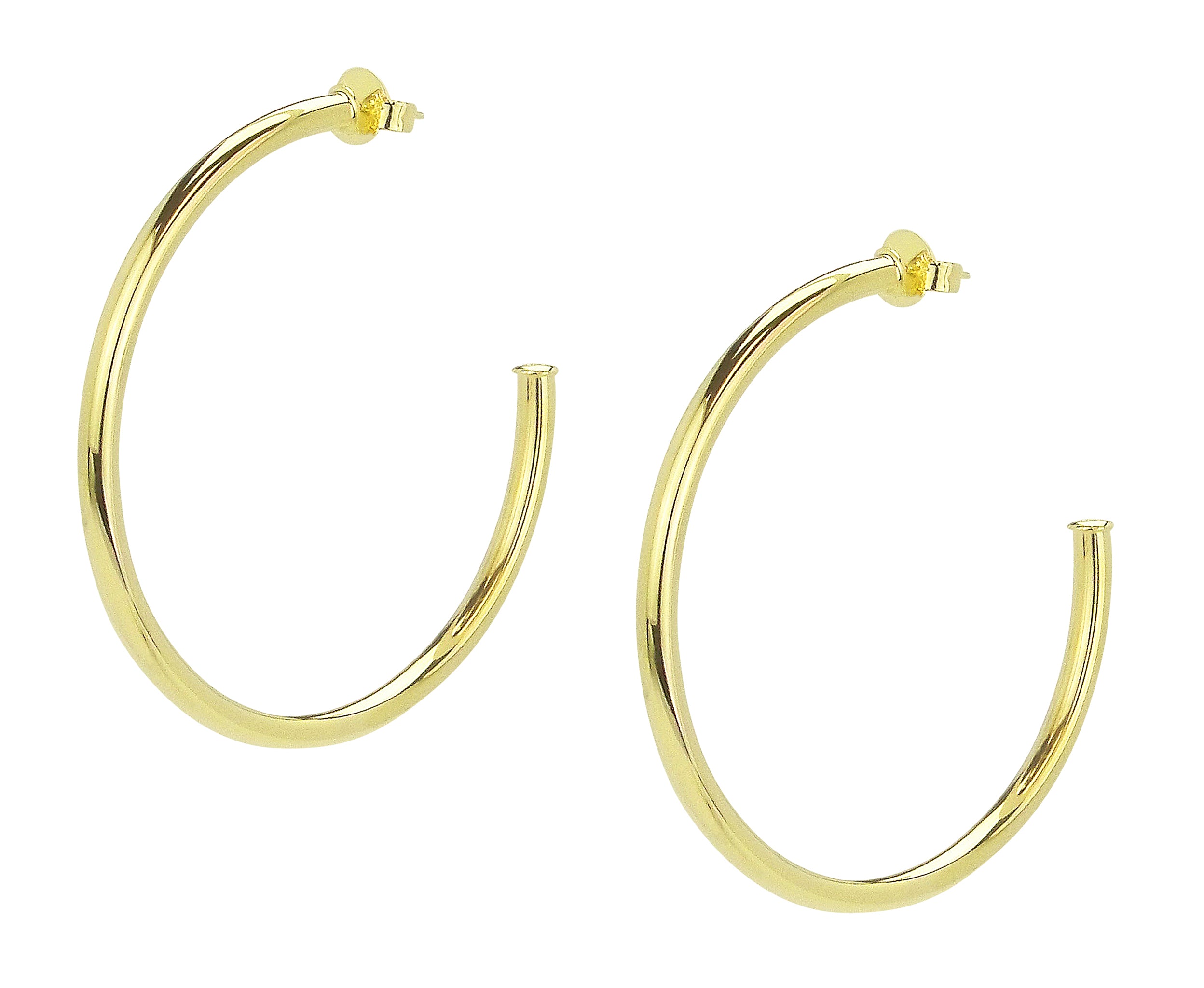 Pair of Sheila Fajl Everybody's Favorite Hoop Earrings in Polished Gold