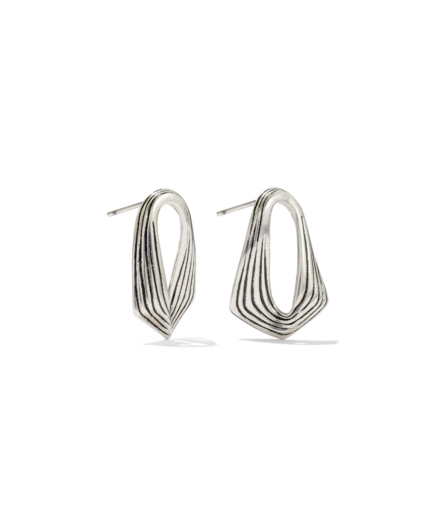 Kendra Scott Kira Stud Earrings in Vintage Silver Plated