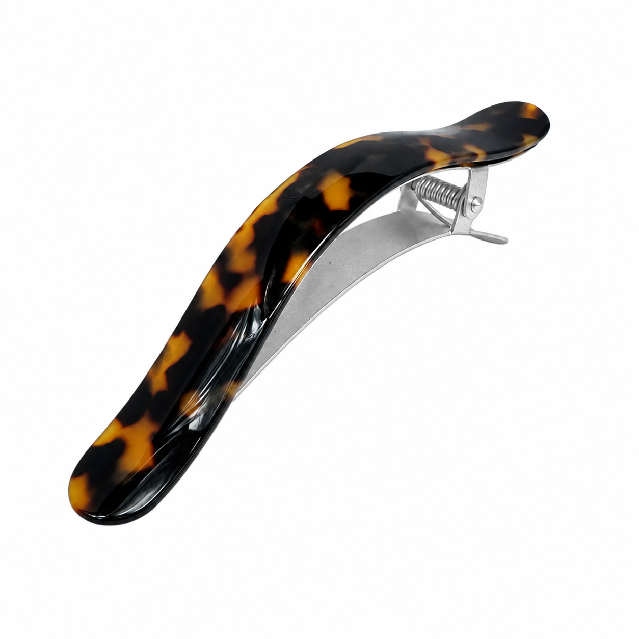Ficcare Ficcarissimo Hair Clip in Yellow Tokyo Acetate