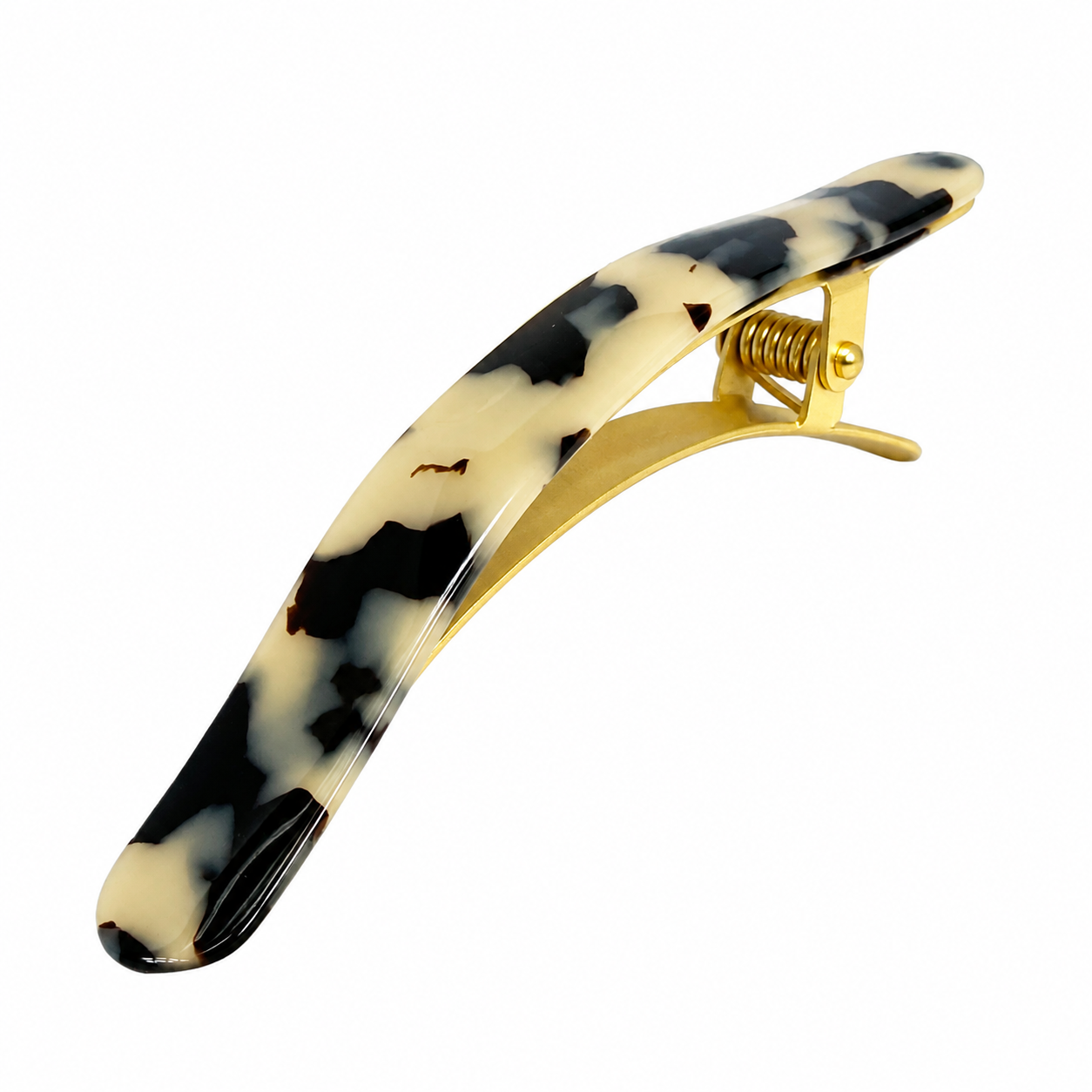 Ficcare Ficcarissimo Hair Clip in Ivory Tokyo Acetate