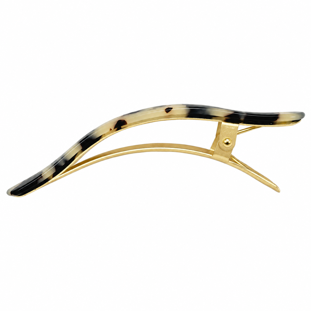 Ficcare Ficcarissimo Hair Clip in Ivory Tokyo Acetate