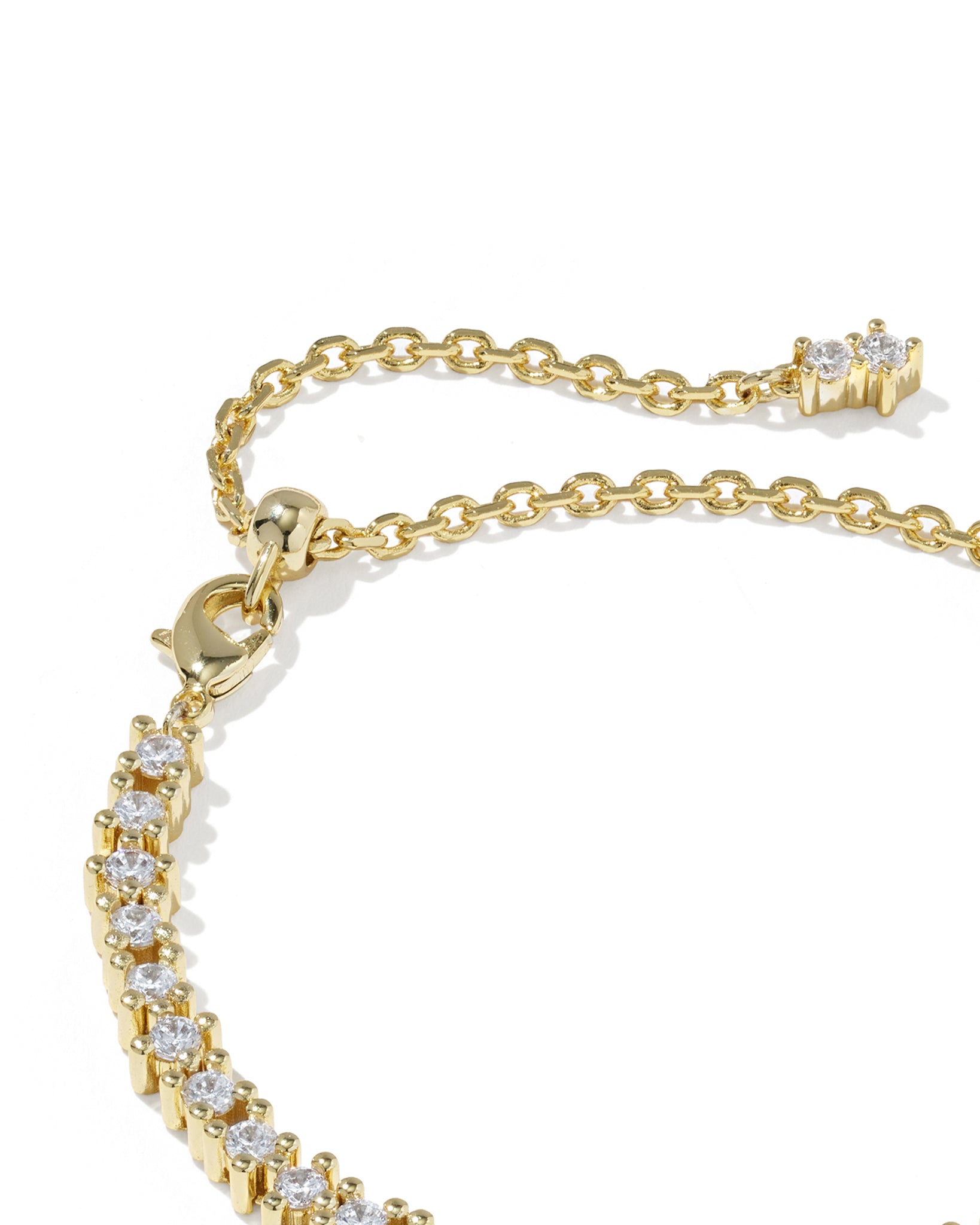Kendra Scott Fate Tennis Bracelet in White CZ and Gold Plated