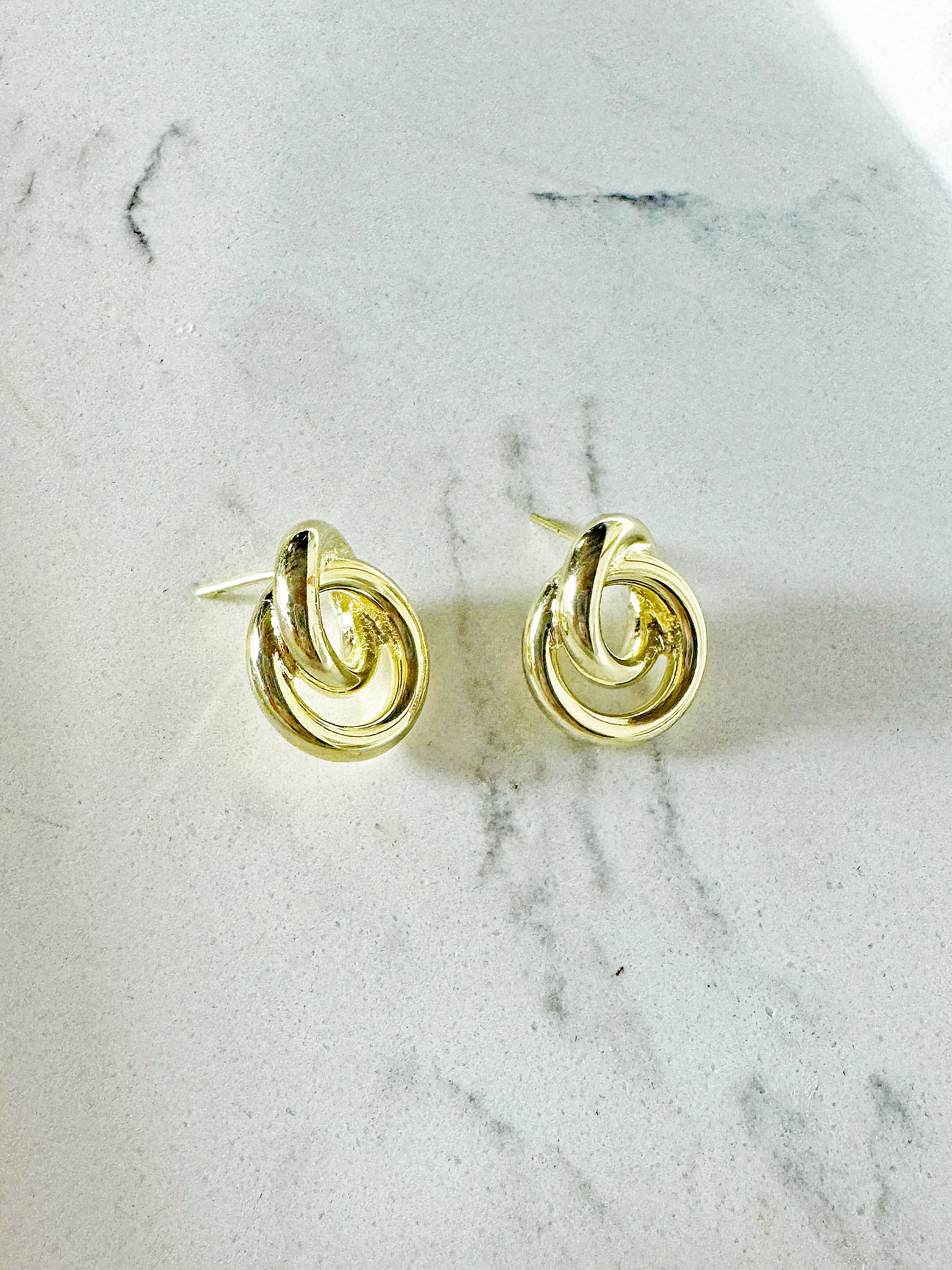 Sheila Fajl Small Sardegna Stud Earrings in 18k Polished Gold Plated