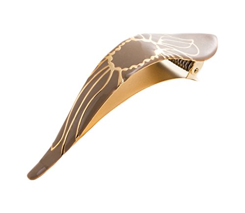 Ficcare Maximas Hair Clip in Lotus Sahara Sand and Gold - Small