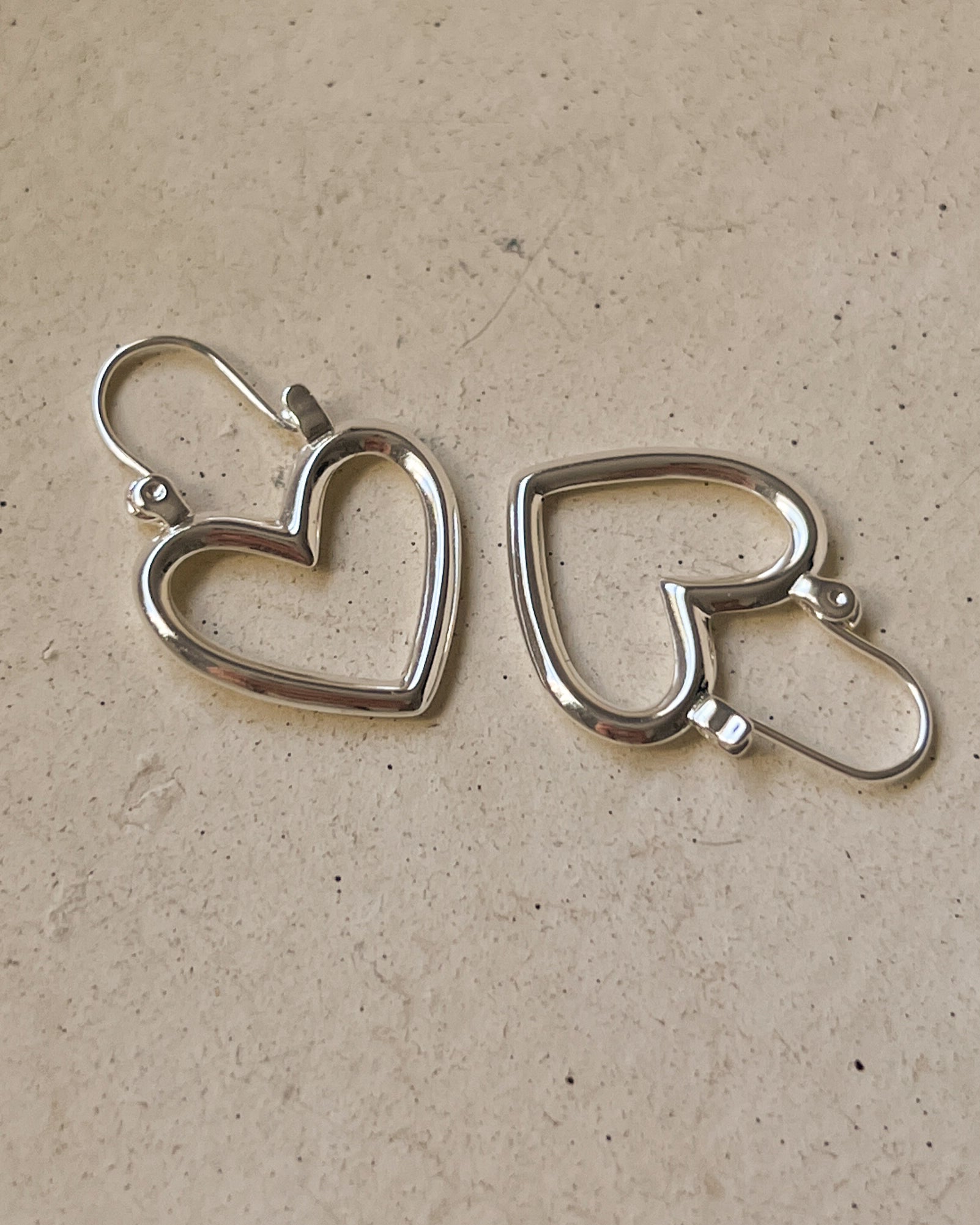 Luv Aj Mini Heartbreaker Hoops Earrings in Polished Rhodium