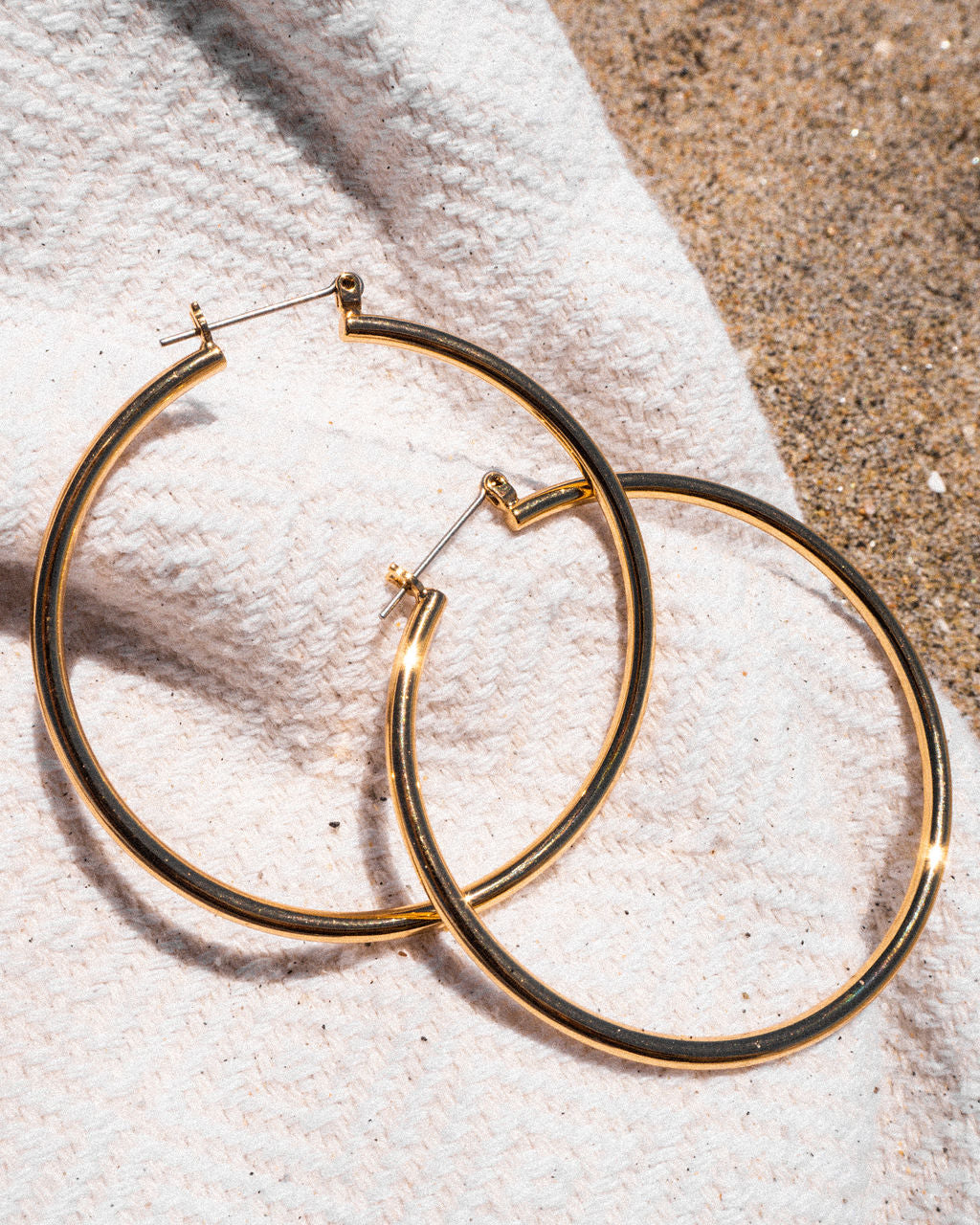 Luv Aj Bondi Tube Hoop Earrings in Polished 18k Gold
