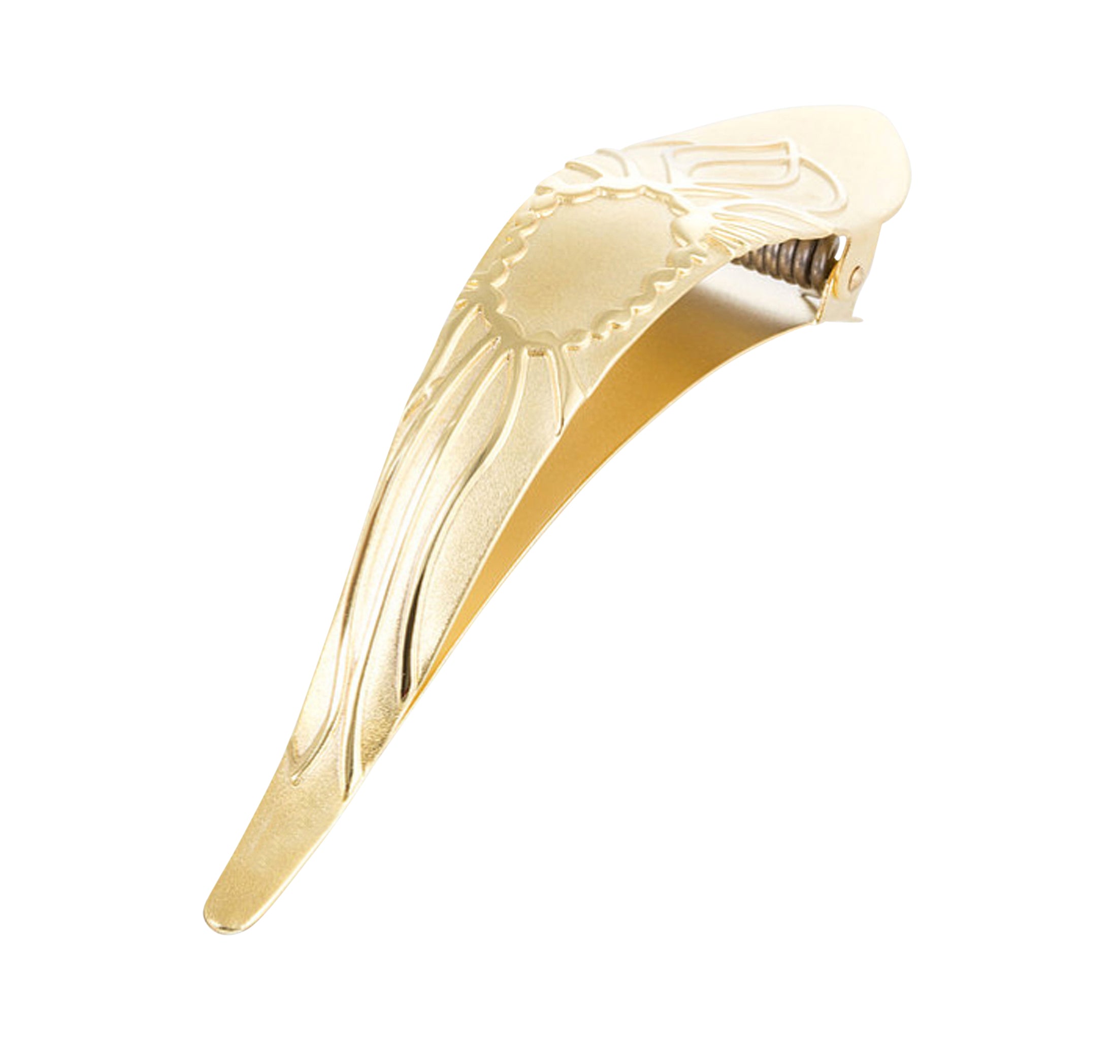 Ficcare Maximas Hair Clip in Lotus 2-Tone in Gold Plated