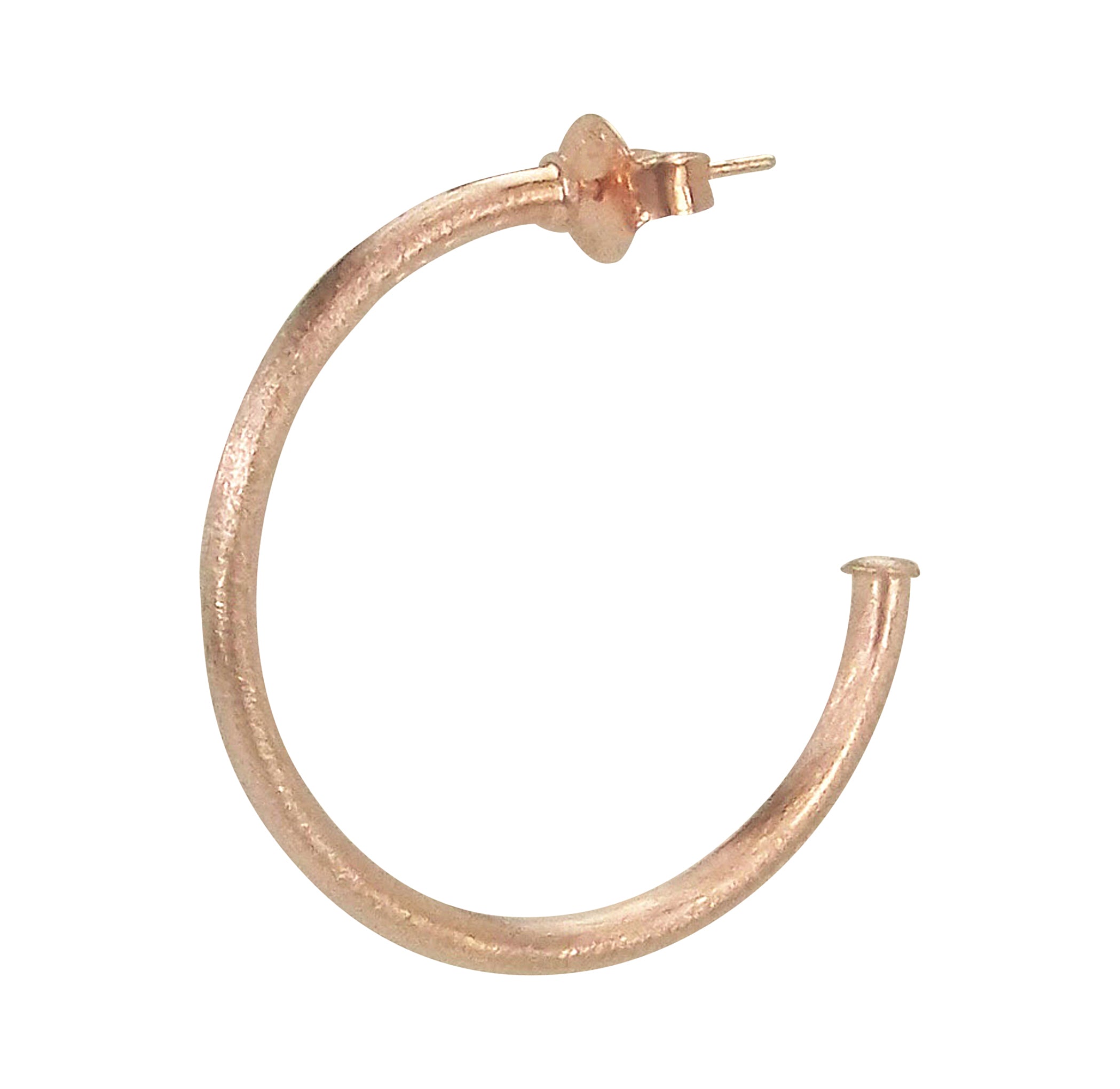 Sheila Fajl Petite Favorite Hoop Earrings in Rose Gold Plated