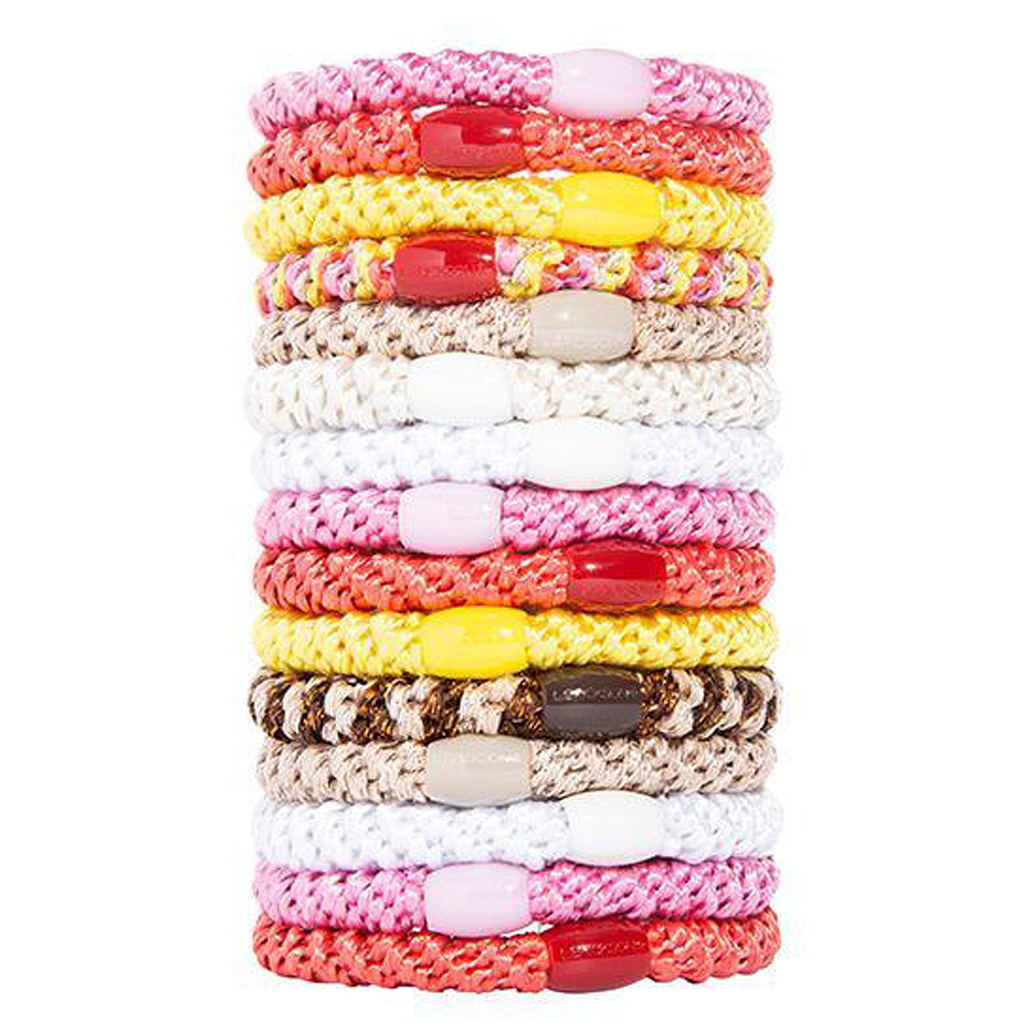 L. Erickson Grab and Go Pony Tube Hair Ties in Molokini 15 Pack