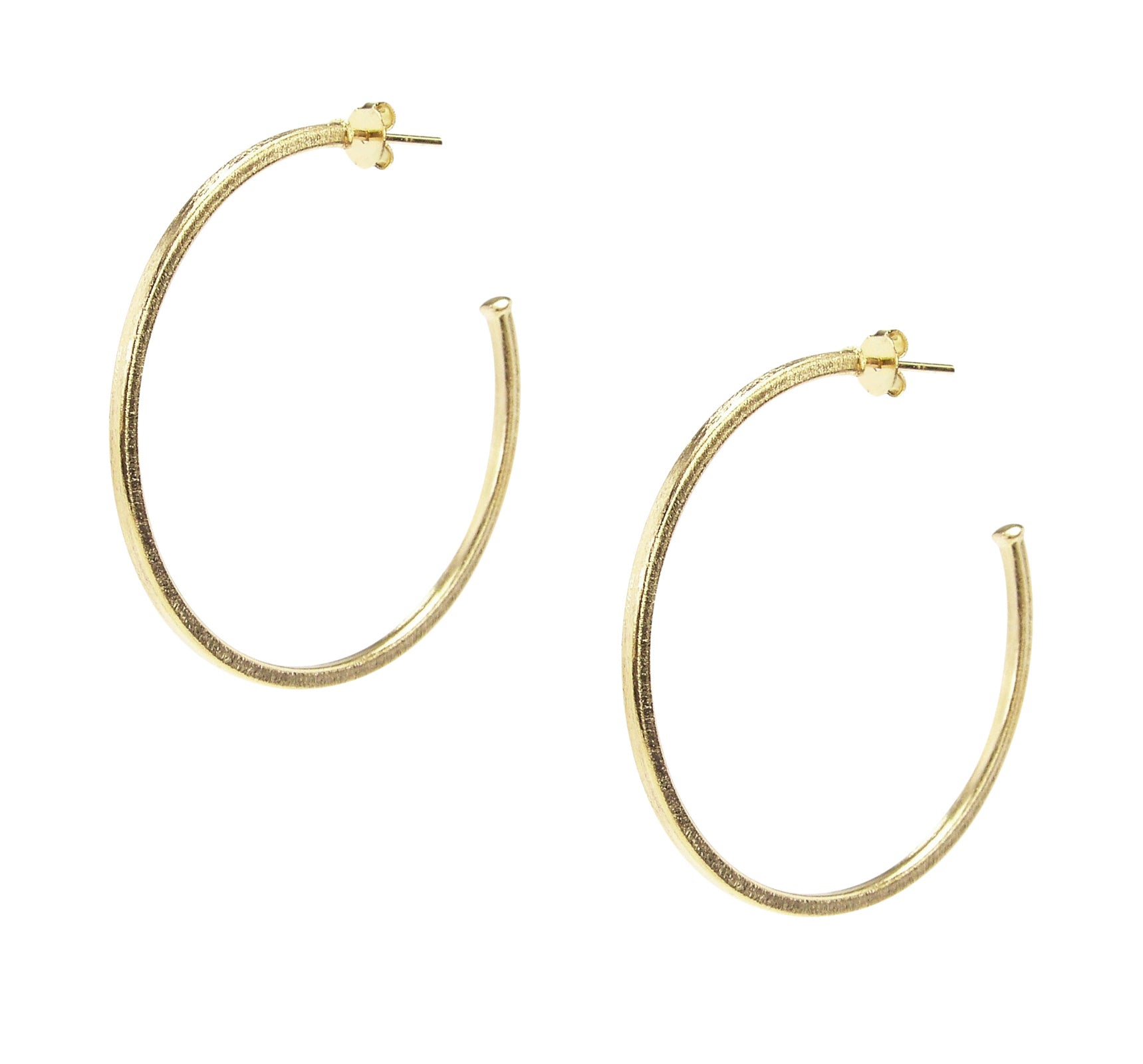 image of Sheila Fajl Perfect Hoop Earrings in Gold