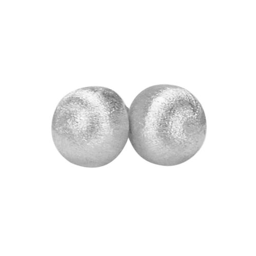 image of Sheila Fajl Lilou Ball Stud Earrings in Brush Silver