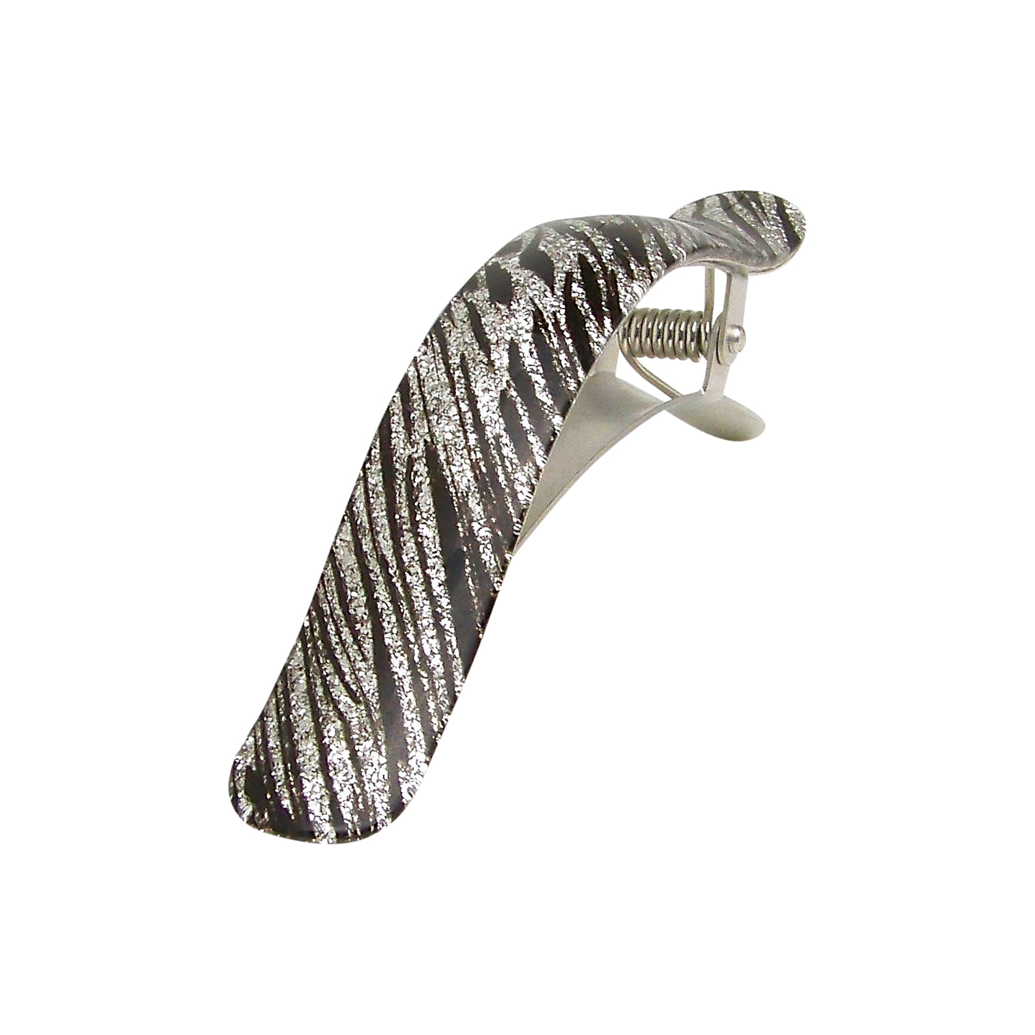 Ficcare Ficcarissimo Hair Clip in Glittery Zebra