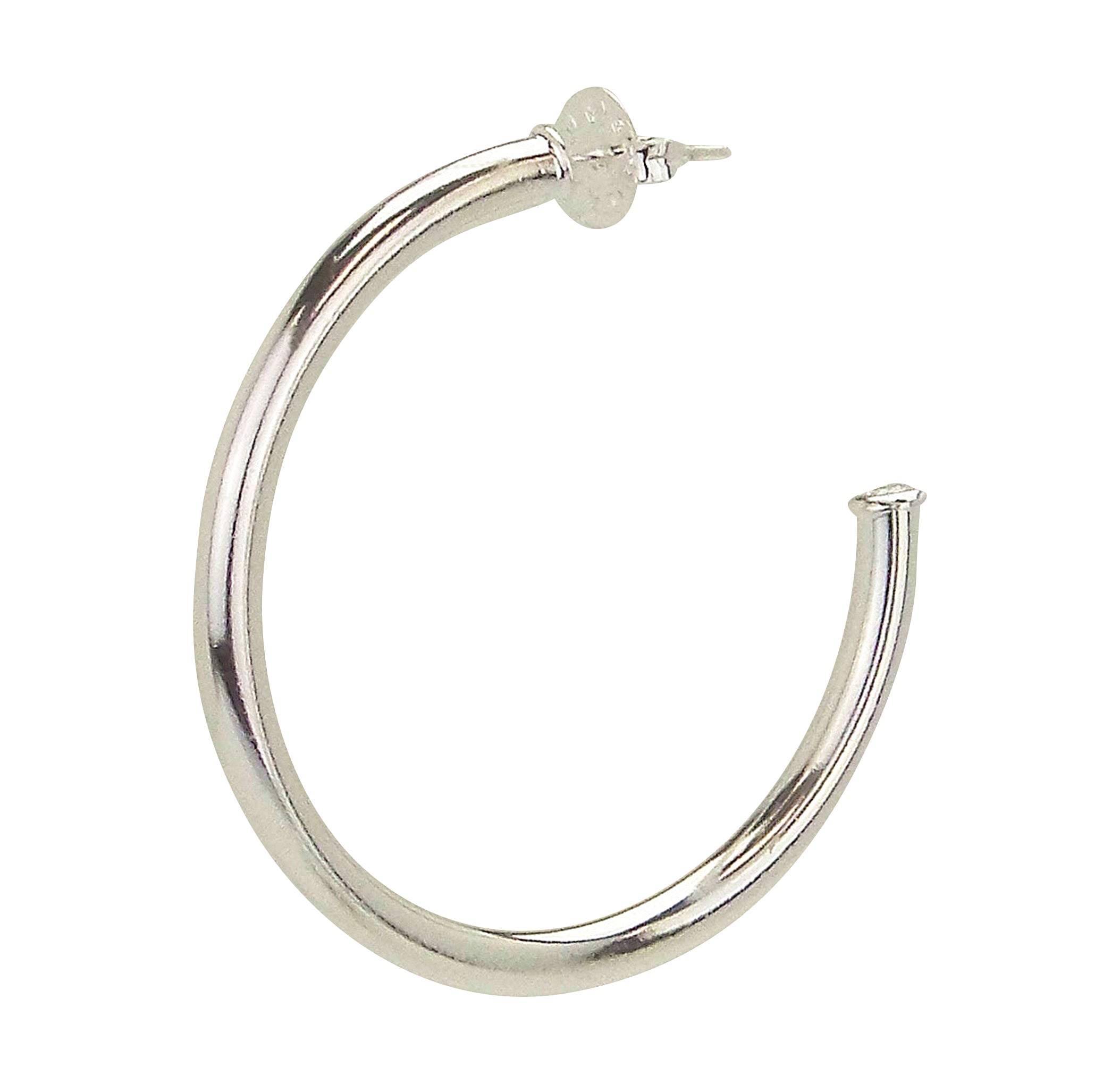 Sheila Fajl Smaller Favorite Hoop Earrings in Polished Silver
