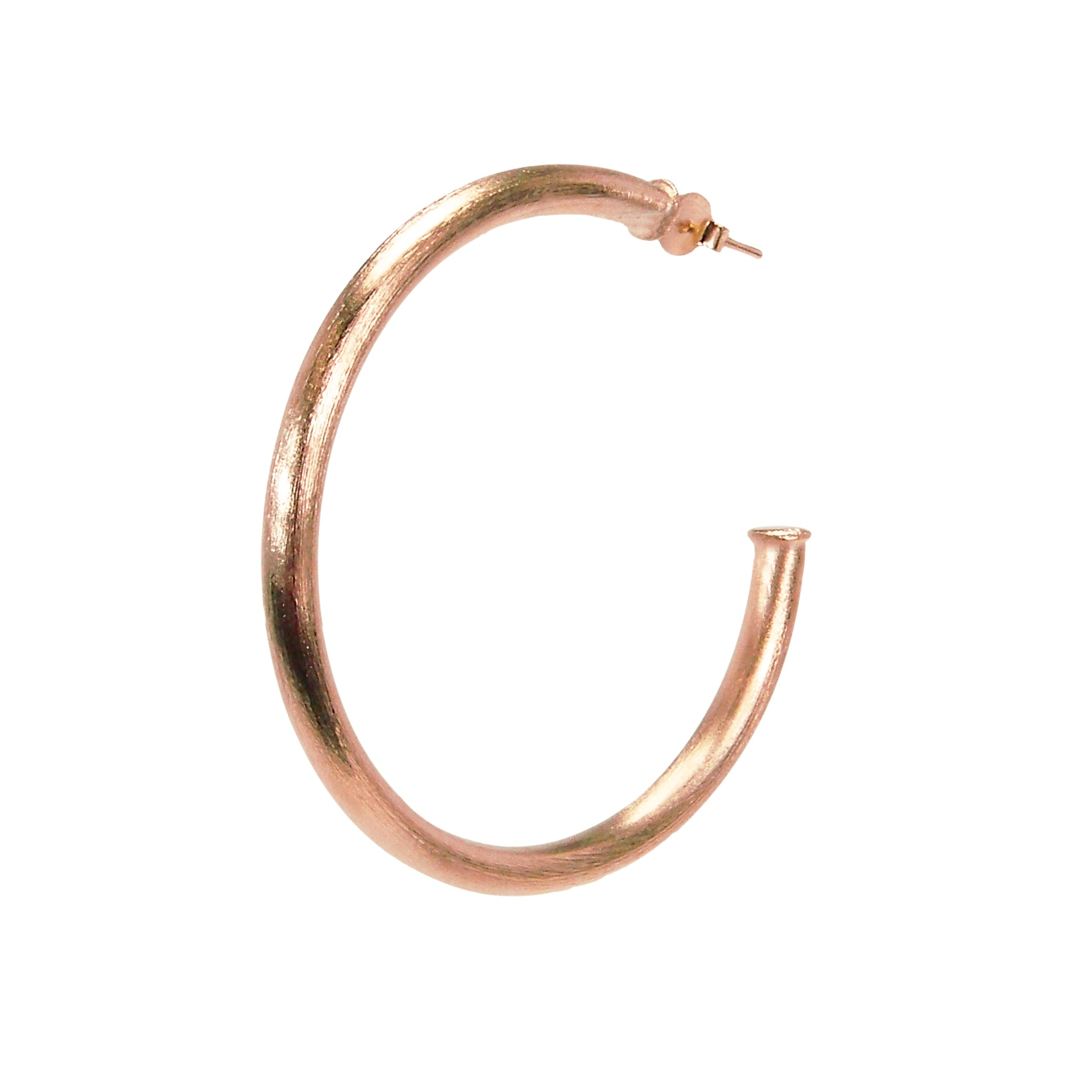 Sheila Fajl Smaller Favorite Tubular Hoop Earrings in Rose Gold