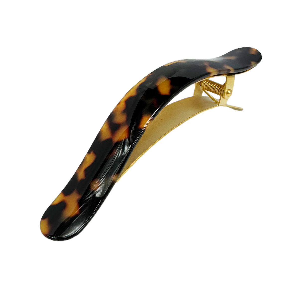 Ficcare Ficcarissimo Hair Clip in Yellow Tokyo Acetate