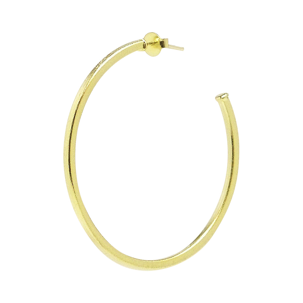 detail image of Sheila Fajl Perfect Hoop Earrings in Gold