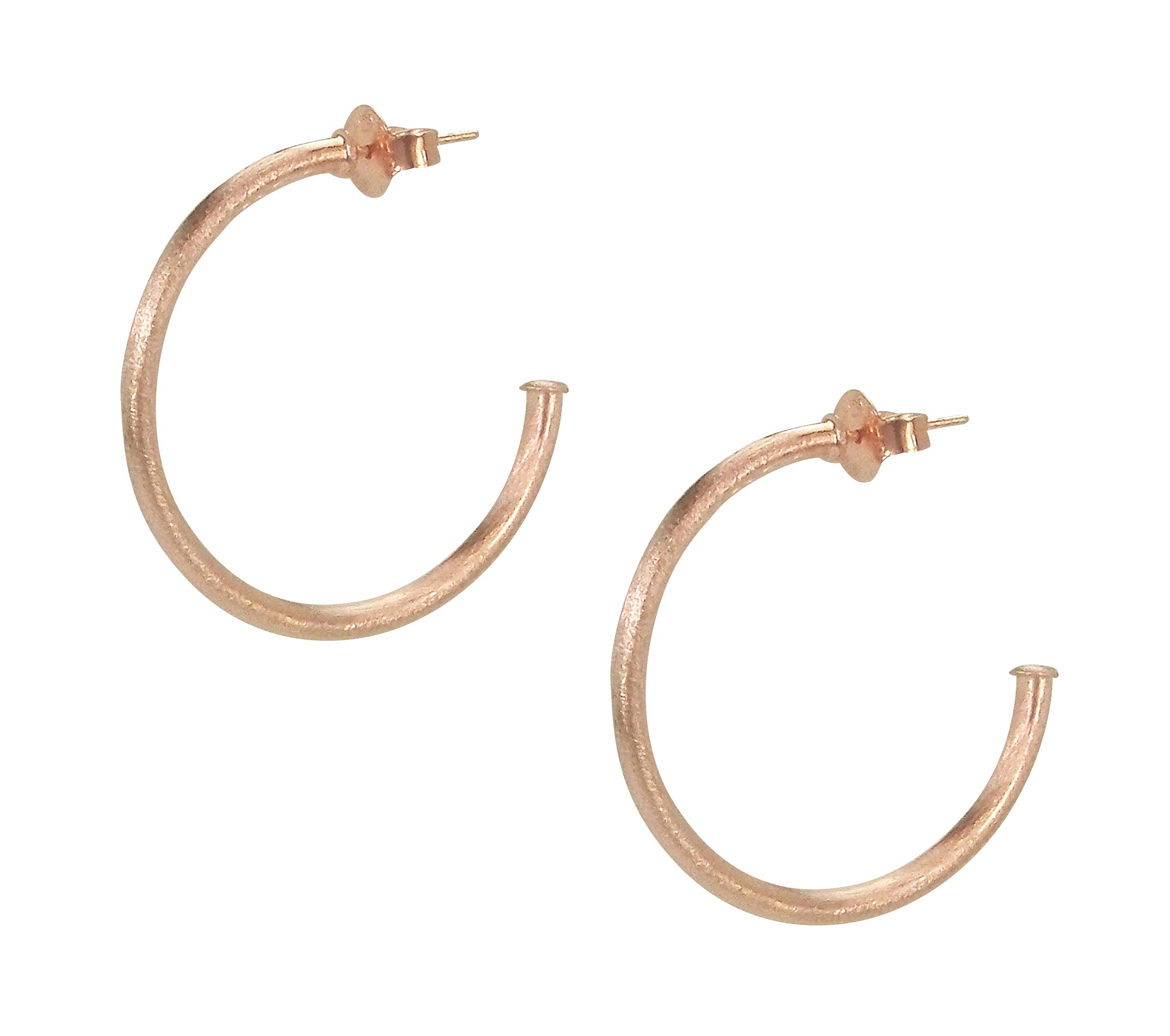 image of Sheila Fajl Petite Favorite Hoop Earrings in Rose Gold Plated